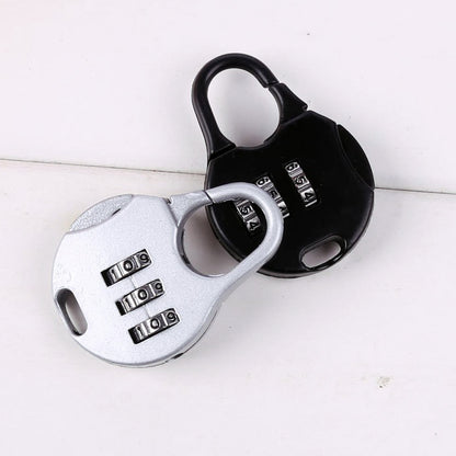 Secure Combination Lock for Luggage and Suitcases Travel Padlock Silver