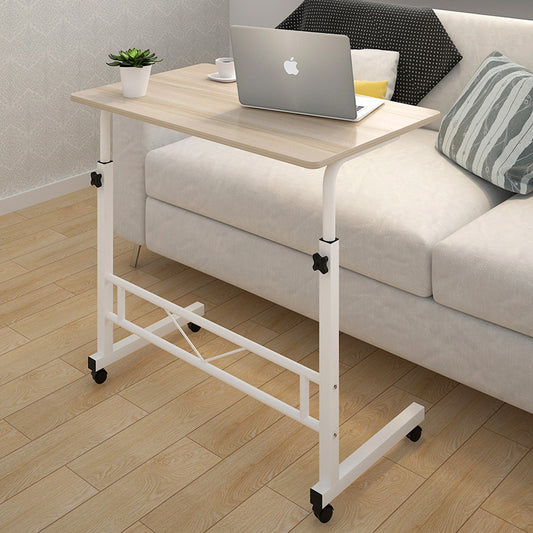 Adjustable Portable Sofa Bed Side Table Laptop Desk with Wheels for Home Office