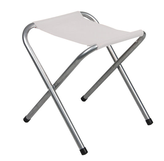 Portable Folding Camping Stool for Indoor Outdoor Use White