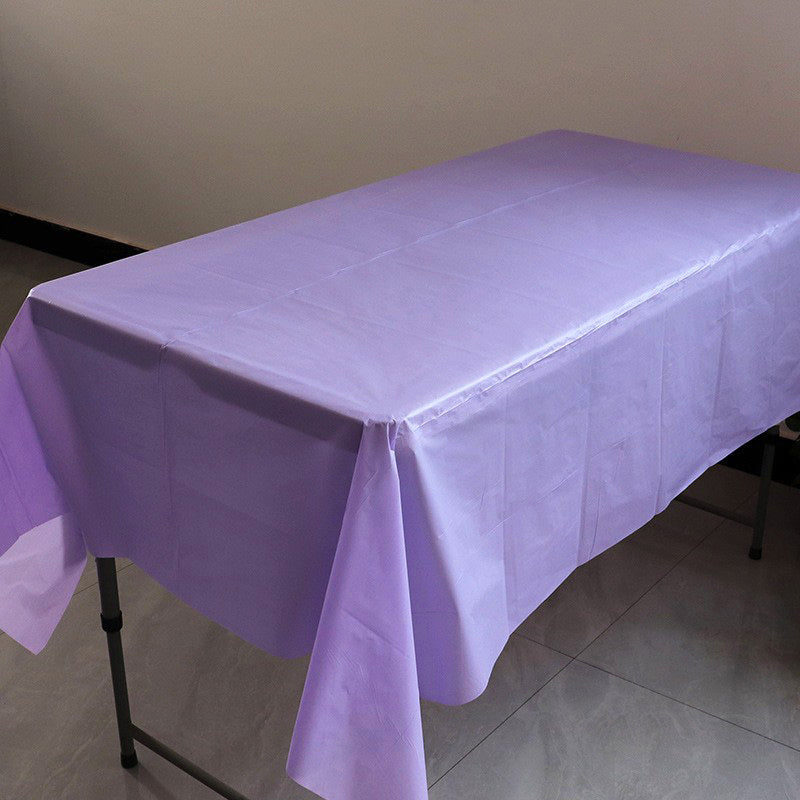 Large Rectangle Party Tablecloth Perfect for Events and Celebrations Purple