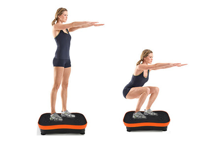 Whole Body Vibration Plate Fitness Machine Orange