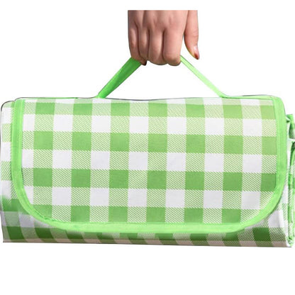 Extra Large Foldable Waterproof Outdoor Picnic Blanket Camping Beach Mat Green