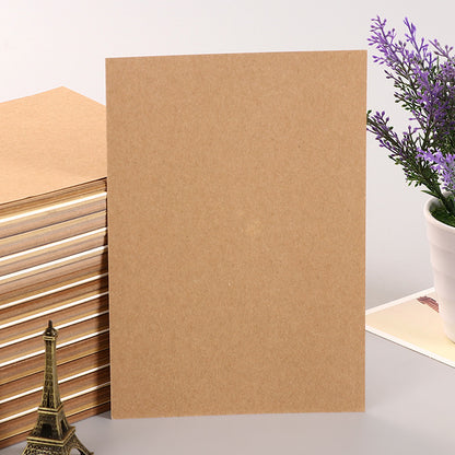 Pack of 3 A4 Kraft Paper Lined Notebooks for Writing and Journaling