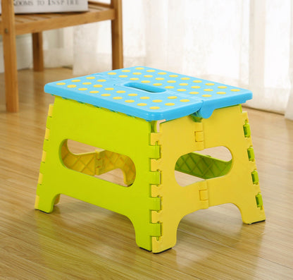 Kids Foldable Step Stool for Easy Storage BLUE