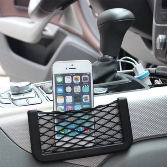 Car Backseat Mesh Organizer Storage Bag for Travel Essentials