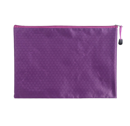 Waterproof A4 Document Organizer Stationery Holder Purple