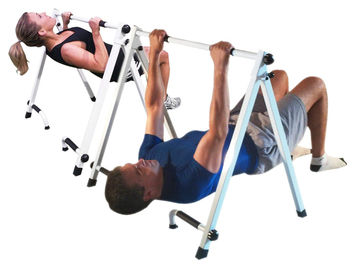 Heavy-Duty Inverted Pull Up Bar Stand for Home Gym Fitness