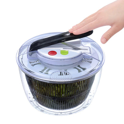 5L Large Capacity Salad Spinner Vegetable Washer Dryer Kitchen Tool