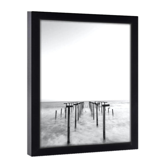 A4 Premium Wooden Picture Frame Black