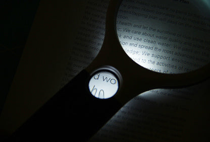 45x Magnifying Glass with 3 LED Lights for Reading and Inspection