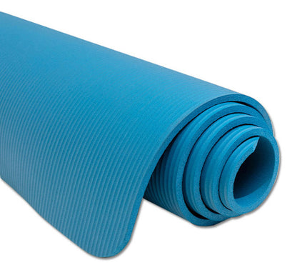 8mm Extra Thick Non-Slip Yoga Mat for Home Workouts Blue