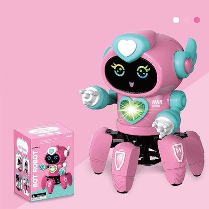 Dancing Robot Toy for Kids Interactive and Fun Pink