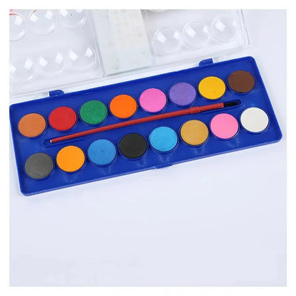 Kids Watercolour Paint Set 12 Pack Vibrant Colours Art Supplies