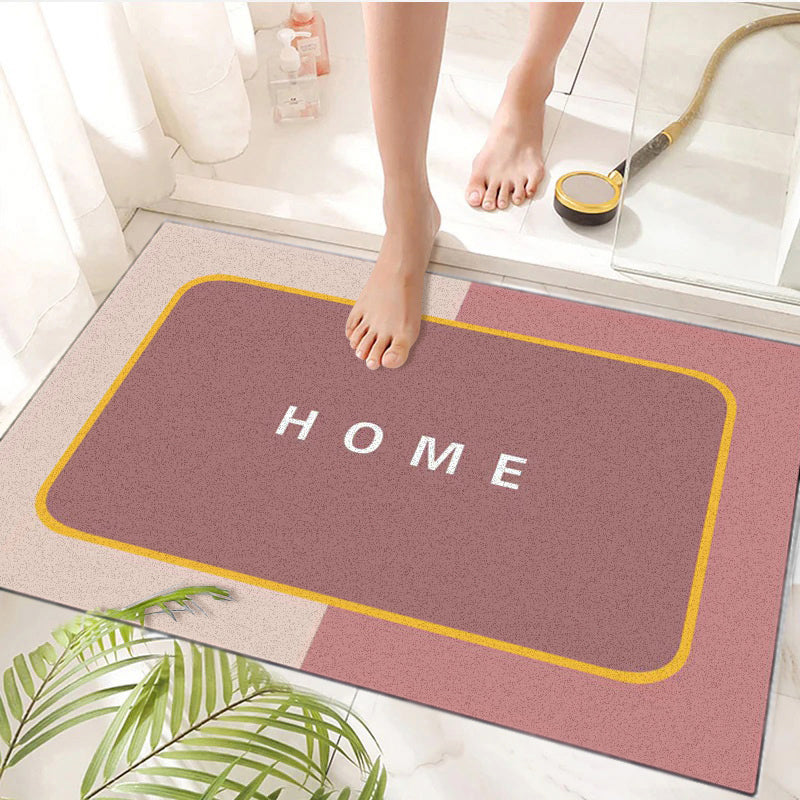 50 x 80 Super Absorbent Non-Slip Bath Door Mat Coral