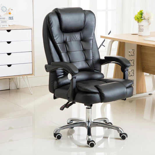 Executive Reclining Office Chair Ergonomic Comfort Black