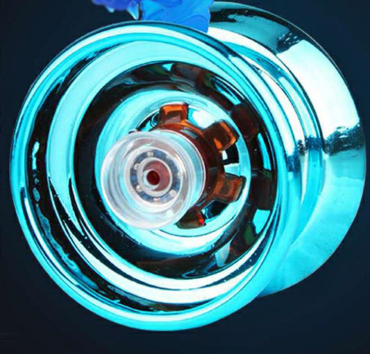 Professional Aluminum Alloy Yoyo for Advanced Tricks Blue