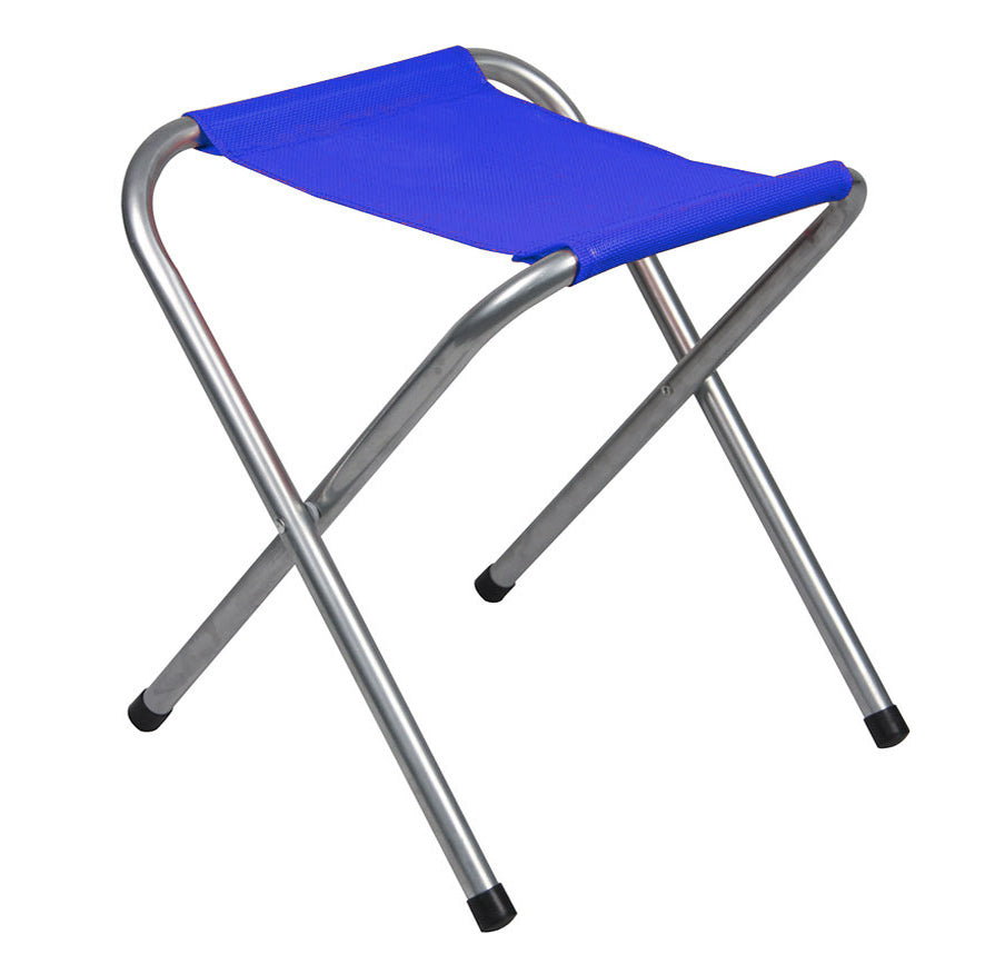 Compact Folding Camping Stool for Indoor Outdoor Use Blue