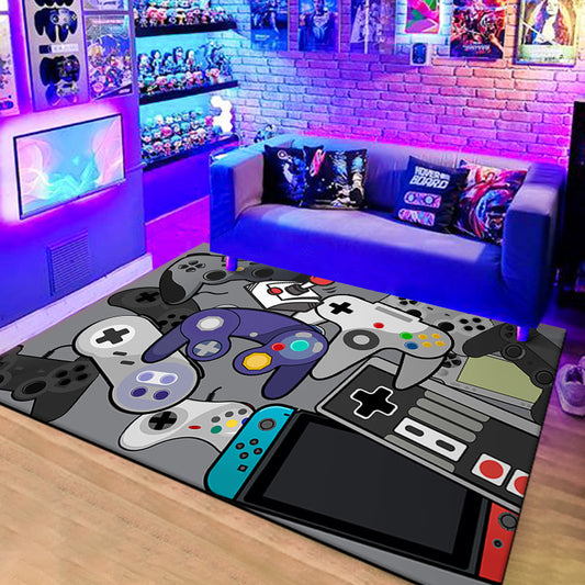 120 x 80 Game Controller Area Rug for Bedroom Living Room Fun Decor