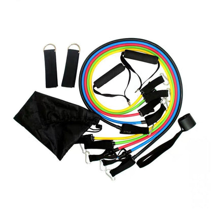 11PCS Resistance Bands Set for Home Workout Fitness Training Exercise