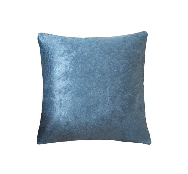 Luxurious Velvet Soft Plush Cushion Throw Pillow Blue