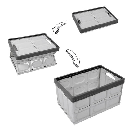 55L Folding Storage Organizer Box for Home and Office