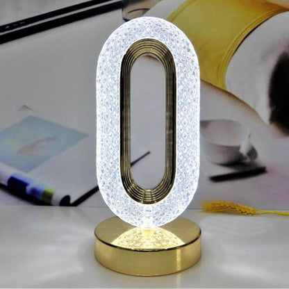 Elegant Crystal LED Table Lamp Night Light for Home Decor