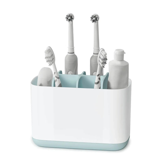 Large Toothbrush Holder Rack Caddy Bathroom Storage Organizer for Families