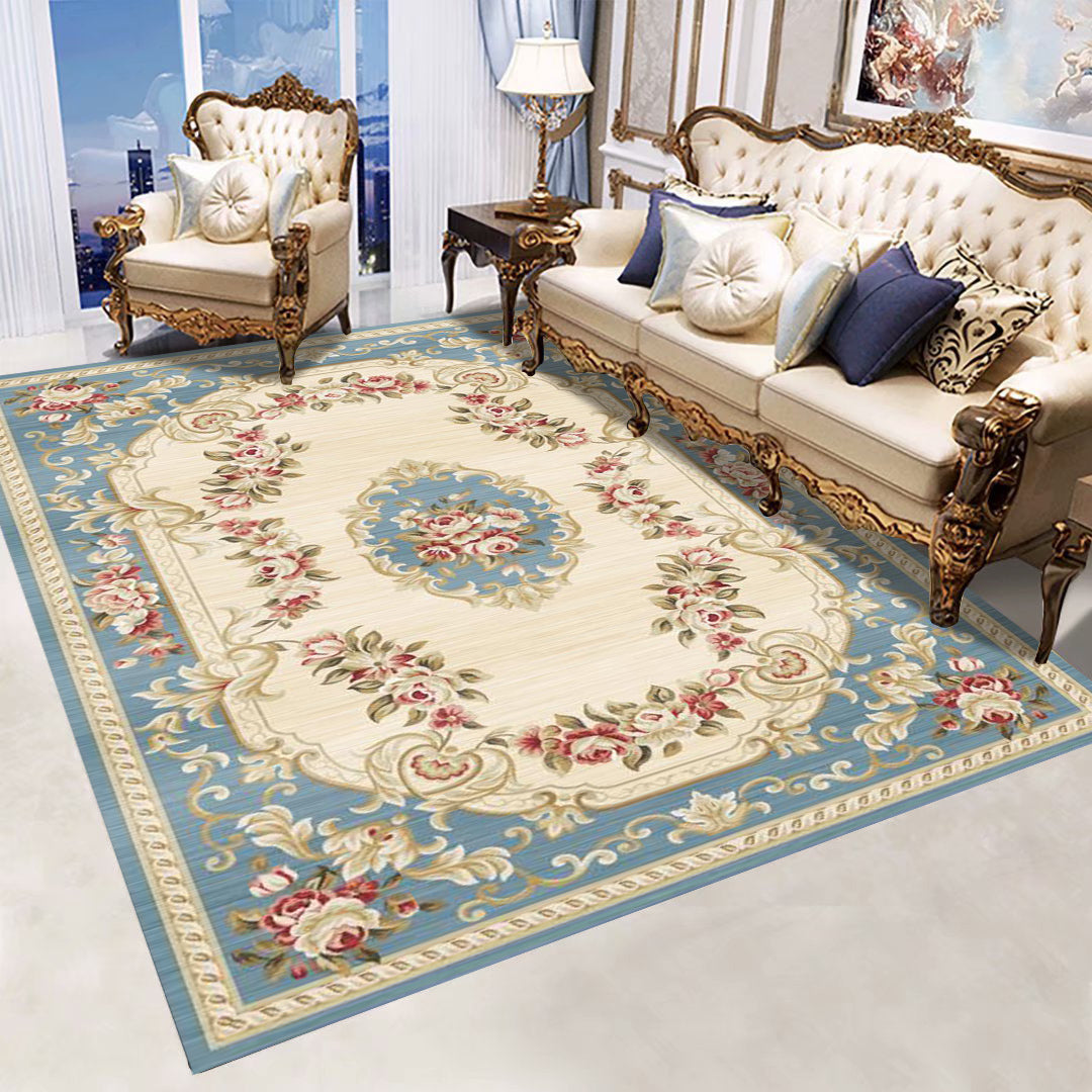 300 x 200 Extra Large Classic Floral Area Rug for Living Room Bedroom Decor