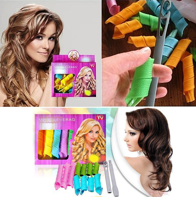 Value 2 Pack - Magic Leverag & Magic Roller Hair Curler Pack for Effortless Styling