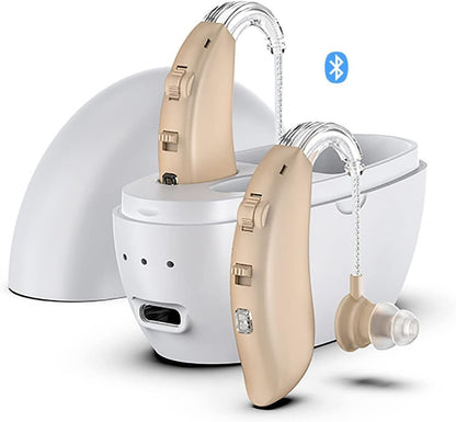 Rechargeable Wireless Hearing Aid Sound Amplifier for Clear Hearing