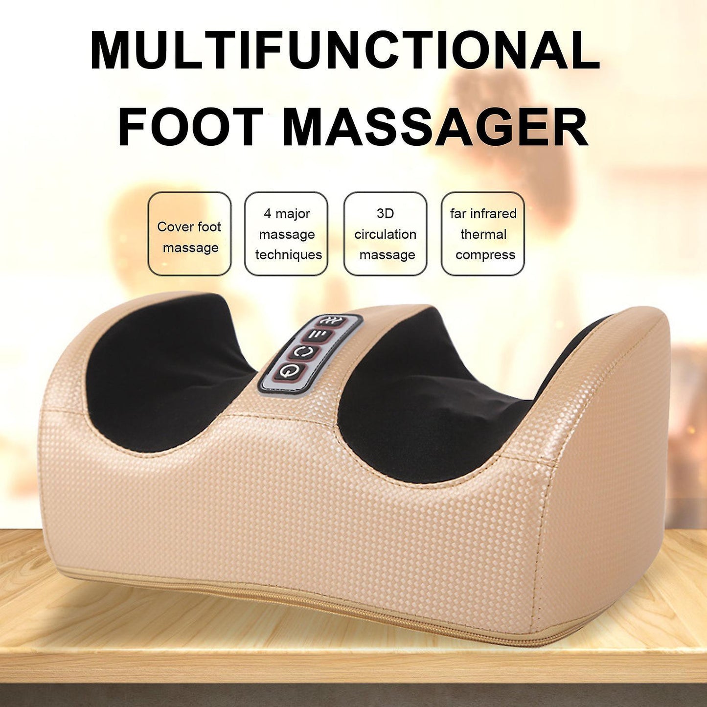 Advanced Relaxation Electric Heated Foot Massager