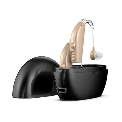 Rechargeable Wireless Hearing Aid Sound Amplifier for Clear Hearing