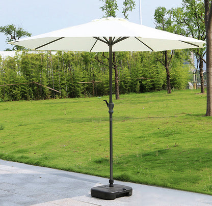 3m Steel Outdoor Garden Patio Market Umbrella White