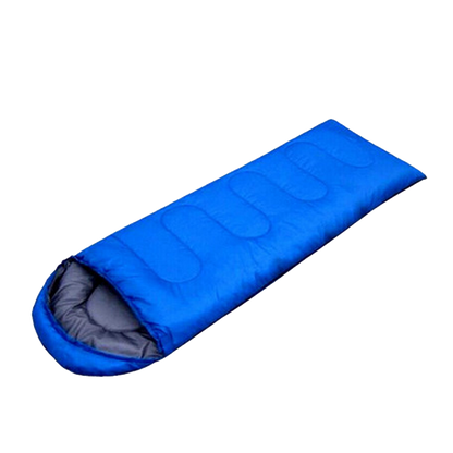 Thermal Sleeping Bag for Camping and Hiking Blue