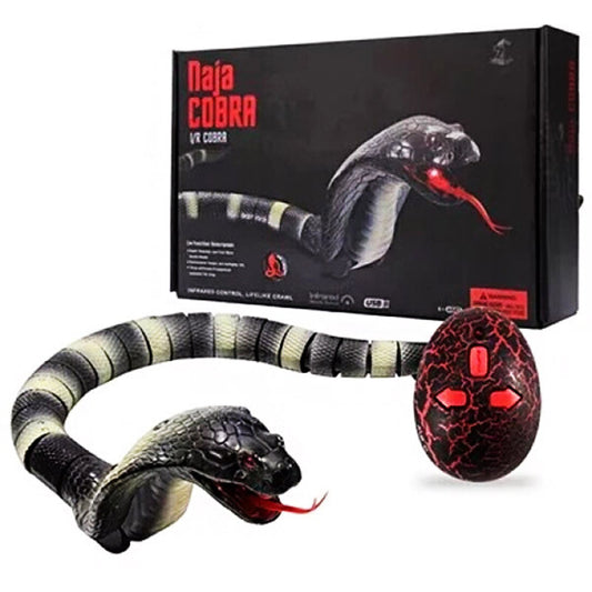 Realistic Infrared Remote Control Snake Toy for Kids and Pets