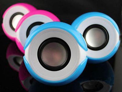 Portable Mini Stereo USB Computer Speakers Pink