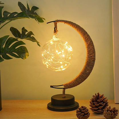 Magical LED Moon Night Light Cozy Home Decor Lighting