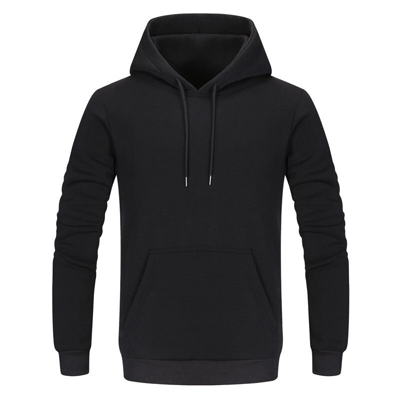 Cozy Hooded Pullover Jumper Sweater Black