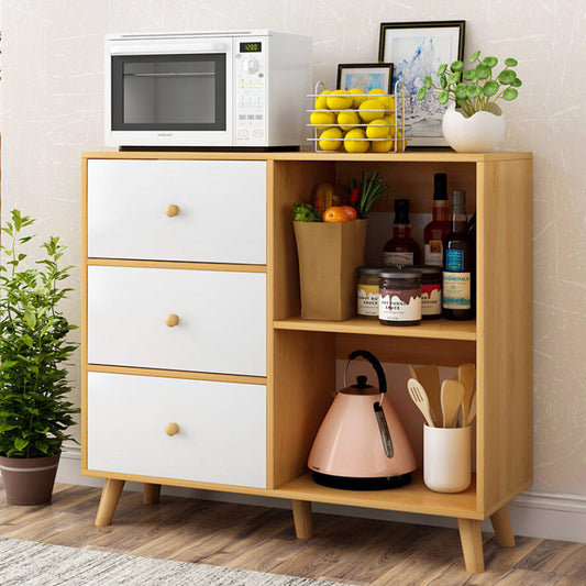 Spacious Storage Sideboard Cabinet with Drawers Oak