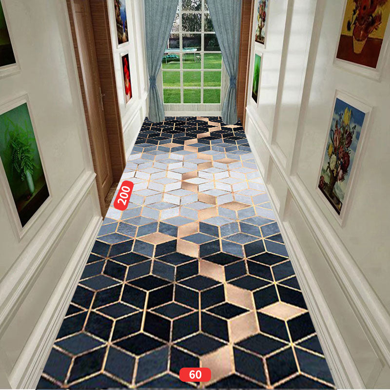 60 x 200 Elegant Non-Slip Hallway Runner Rug for High Traffic Areas