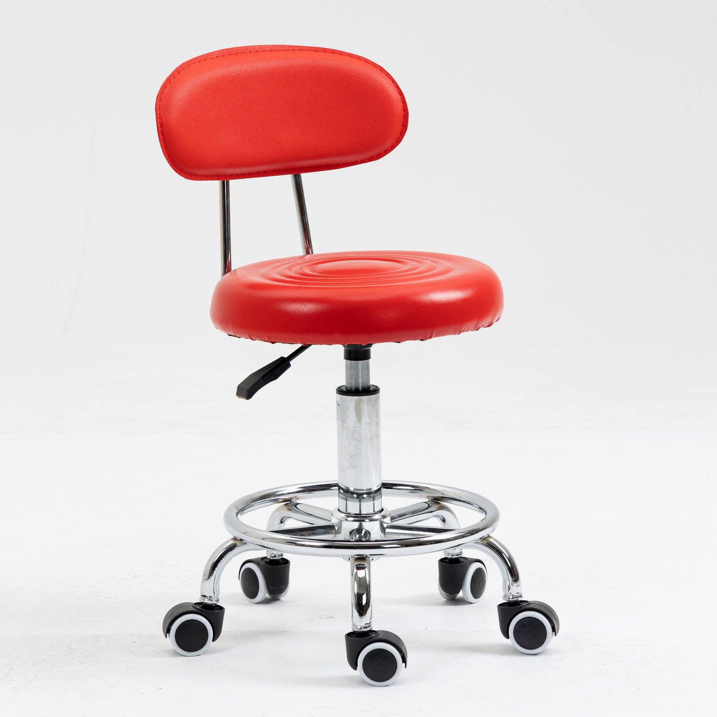 Sleek Office Student Computer / Bar Chair Red