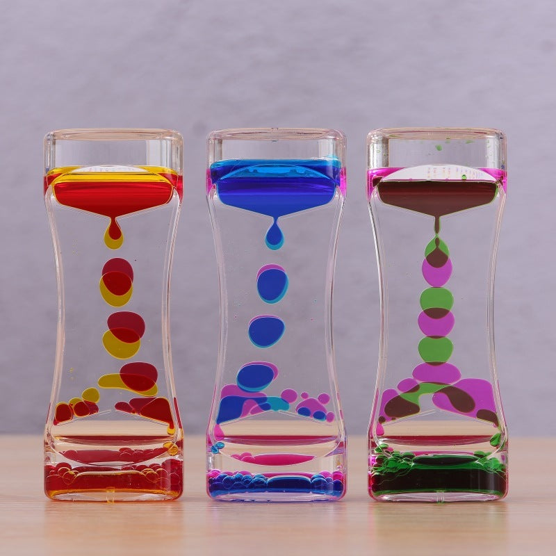 Mesmerizing Liquid Motion Bubbler Desk Timer for Stress Relief and Focus