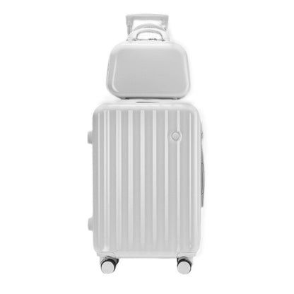 Designer Cabin Carry-On Luggage Set Travel Suitcase White