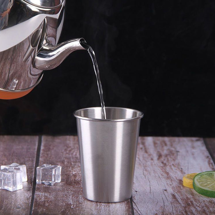 350mL Stainless Steel Camping Mug for Water Beer Tea Coffee