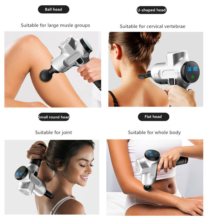 Deep Tissue Percussive Massage Gun for Muscle Recovery and Pain Relief