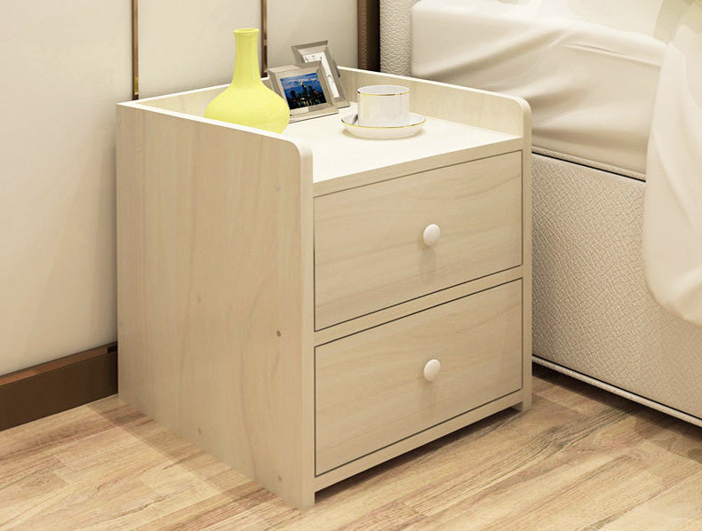 Elegant White Oak Bedside Table for Modern Bedrooms