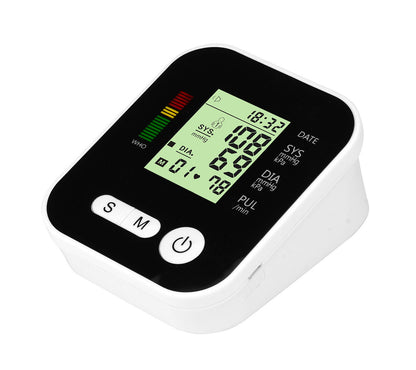 Large LCD Automatic Arm Blood Pressure Monitor with Accurate Readings