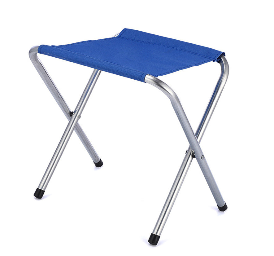 Compact Folding Camping Stool for Indoor Outdoor Use Blue