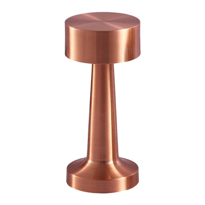 Cordless Touch Sensor LED Table Lamp Rose Gold