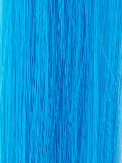 Vibrant Mermaid Blue Instant Clip In Hair Extension Highlight